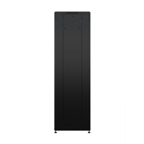 Шкаф напольный универсальный серверный NTSS R 42U 600х600мм, 4 профиля 19, двери перфорированная и сплошная металл, боковые стенки съемные, регулируем