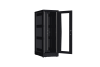 Напольный шкаф NIKOMAX серии TFR-R2 19", 33U, дверь со стеклом и металлическая, металлические стенки, Ш600хВ1702хГ1000мм, в разобранном виде, черный