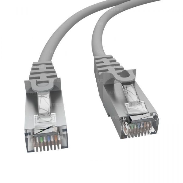 Патч-корд NTSS PREMIUM 2xRJ45/8P8C, T568B FTP CAT6 LSZH 5 метров, серый