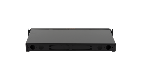 Оптический кросс NIKOMAX 19" серии MS, 1U, до 4 кассетных модулей/ панелей, выдвижной, черный