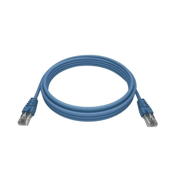 Патч-корд KOSCAB 2хRJ45/8P8C, T568B UTP 5e кат. литой 5 метров, LSZH, синий