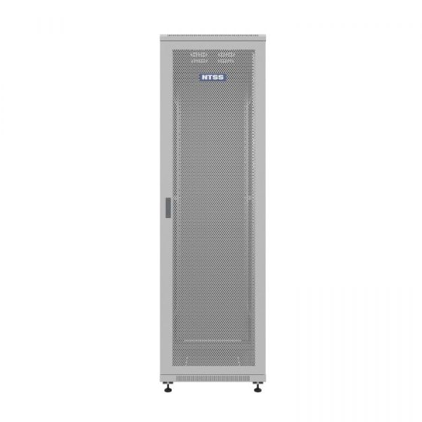 Шкаф напольный универсальный серверный NTSS R 22U 600х1000мм, 4 профиля 19, двери перфорированная и сплошная металл, боковые стенки съемные, регулируе