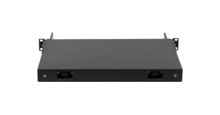 Оптический кросс NIKOMAX 19" Premium Line, 1U, до 48 SC (24 Duplex SC адаптера) порта или 96 LC (24 Quadro LC адаптера) портов, выдвижной, со съёмной полкой, черный