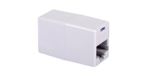 Кабельный соединитель NETLAN RJ45-RJ45 (8P8C), Кат.5e (Класс D), 100МГц, неэкранированный, белый, уп-ка 10шт.