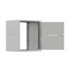 Шкаф настенный телекоммуникационный NTSS LIME 12U 550х600х635мм, 2 профиля 19, дверь стеклянная, боковые стенки несъемные, разобранный, серый RAL 7035