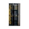 Шкаф оптический кроссовый NTSS ODF PROF 42U 900х500мм, модульные стенки, панели потолка и пола, двойные распашные глухие двери, черный RAL 9005