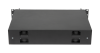 Оптический кросс NIKOMAX 19" Premium Line, 2U, до 72 SC портов или 144 LC портов, выдвижной, со съёмной полкой, черный
