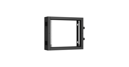 Пристенная поворотная секция NIKOMAX 19", 9U, Ш600хВ503хГ156мм, 1 пары L-образных монтажных направляющих, черный RAL 9005.