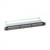 Патч-панель NTSS PREMIUM 1U 24 порта RJ45 FTP cat.6, Krone IDC (инструмент в комплекте), с органайзером