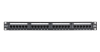 Коммутационная панель NETLAN 19", 1U, 24 порта, Кат.5e (Класс D), 100МГц, RJ45/8P8C, 110/KRONE, T568A/B, неэкранированная, черная