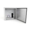 Шкаф настенный климатический NTSS WT 12U (ШхВхГ) 600x650x350 мм, 4 профиля 19, с обогревом 100W, IP55, серый RAL 7035