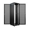 Шкаф напольный универсальный серверный NTSS R 47U 600х600мм, 4 профиля 19, двери перфорированная и перфорированная, боковые стенки съемные, регулируем