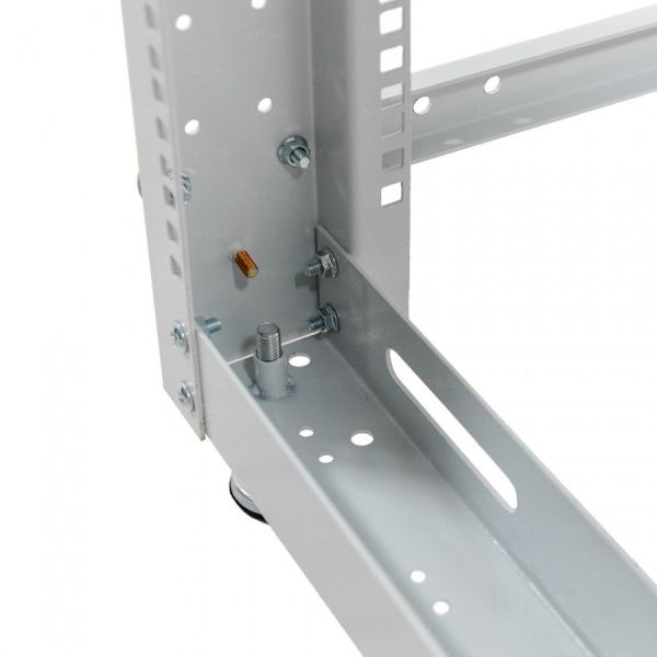 Стойка серверная NTSS OR двухрамная 45U 600-1000мм, комплект ножек, серый RAL 7035