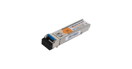 Модуль NIKOMAX SFP, 1.25 Гбит/с, WDM, 1 ОВ, SM, 1xLC, Tx:1310/Rx:1550 нм, DDM, 14 дБ (до 20 км), -40 +85 °С