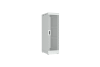 Напольный шкаф NIKOMAX серии TFR-R2 19", 42U, двери перфорированные, одностворчатая и двустворчатая, металлические стенки, Ш600хВ2010хГ1000мм, в разобранном виде, серый