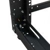 Стойка серверная NTSS OR двухрамная 24U 600-1000мм, комплект ножек, черный RAL 9005