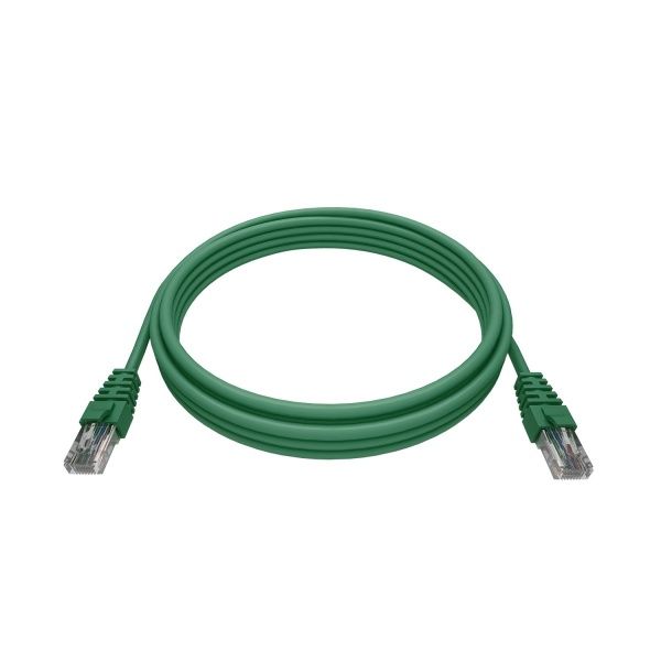 Патч-корд KOSCAB 2хRJ45/8P8C, T568B UTP 5e кат. литой 5 метров, LSZH, зеленый