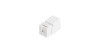 Модуль-вставка NIKOMAX типа Keystone, Кат.6 (Класс E), 250МГц, RJ45/8P8C, FT-TOOL/110/KRONE, T568A/B, неэкранированный, со шторкой, белый - гарантия: 5 лет расширенная / 25 лет системная