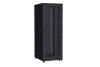 Напольный шкаф NIKOMAX серии TFA-R 19", 42U, перфорированная дверь и металлическая, металлические стенки, Ш800хВ2114хГ1000мм, в разобранном виде, черный