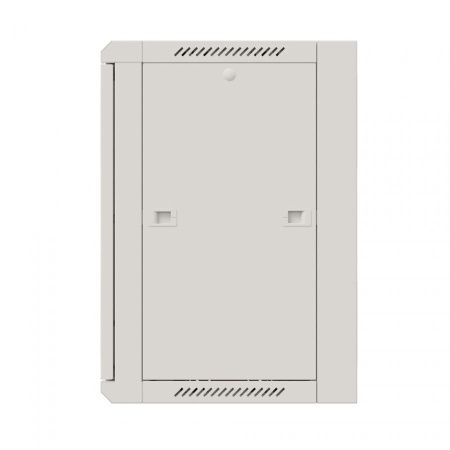 Шкаф настенный телекоммуникационный NTSS W 18U 600х600х964мм, 2 профиля 19, дверь стеклянная, боковые стенки съемные, задняя стенка, разобранный, серы