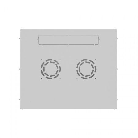 Шкаф настенный телекоммуникационный NTSS LIME 12U 550х450х635мм, 2 профиля 19, дверь сплошная металл, боковые стенки несъемные, разобранный, серый RAL