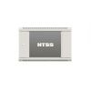 Шкаф настенный телекоммуникационный NTSS W 6U 600х600х370мм, 2 профиля 19, дверь стеклянная, боковые стенки съемные, задняя стенка, разобранный, серый