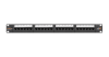 Коммутационная панель NIKOMAX 19", 1U, 24 порта, Кат.6 (Класс E), 250МГц, RJ45/8P8C, 110/KRONE, T568A/B, неэкранированная, с органайзером, черная - гарантия: 5 лет расширенная / 25 лет системная
