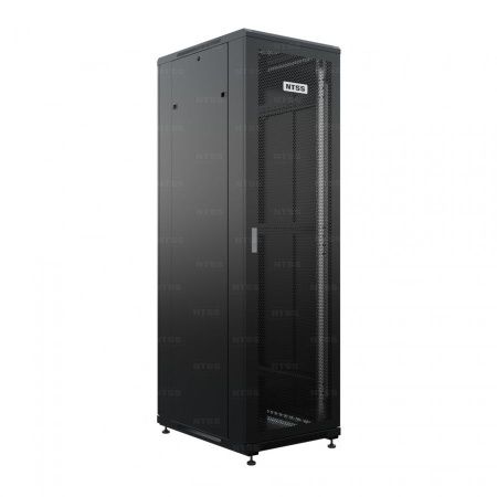 Шкаф напольный универсальный серверный NTSS R 22U 600х800мм, 4 профиля 19, двери перфорированная и перфорированная, боковые стенки съемные, регулируем