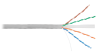 Кабель NETLAN U/UTP 4 пары, Кат.6 (Класс E), 250МГц, одножильный, BC (чистая медь), поливинилхлорид, серый, 305м - гарантия 1 год