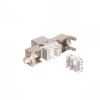 Розеточный модуль NTSS PREMIUM Keystone RJ45 FTP CAT5e 180 градусов безинструментальный белый ver2