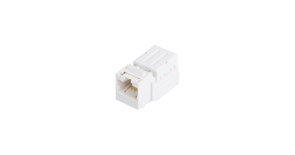Модуль-вставка NIKOMAX типа Keystone, Кат.5е (Класс D), 100МГц, RJ45/8P8C, FT-TOOL/110/KRONE, T568A/B, неэкранированный, со шторкой, белый - гарантия: 5 лет расширенная / 25 лет системная