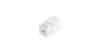 Модуль-вставка NIKOMAX типа Keystone, Кат.5е (Класс D), 100МГц, RJ45/8P8C, FT-TOOL/110/KRONE, T568A/B, неэкранированный, со шторкой, белый - гарантия: 5 лет расширенная / 25 лет системная