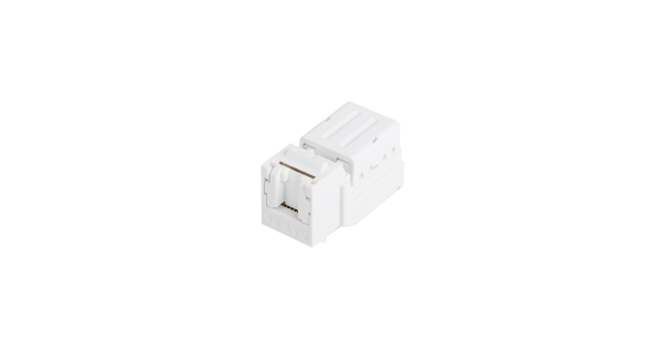 Модуль-вставка NIKOMAX типа Keystone, Кат.5е (Класс D), 100МГц, RJ45/8P8C, FT-TOOL/110/KRONE, T568A/B, неэкранированный, со шторкой, белый - гарантия: 5 лет расширенная / 25 лет системная