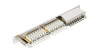 Коммутационная панель NIKOMAX 19", 1U, 24 порта, Кат.6 (Класс E), 250МГц, RJ45/8P8C, 110/KRONE, T568A/B, полный экран, с органайзером, металлик - гарантия: 5 лет расширенная / 25 лет системная