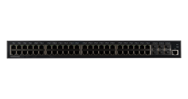 Управляемый коммутатор L3 NIKOMAX, Stack, 48 портов 100/1000BaseT, 6 портов SFP+ 10G BaseX
