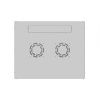 Шкаф настенный телекоммуникационный NTSS LIME 18U 550х450х900мм, 2 профиля 19, дверь сплошная металл, боковые стенки несъемные, разобранный, серый RAL