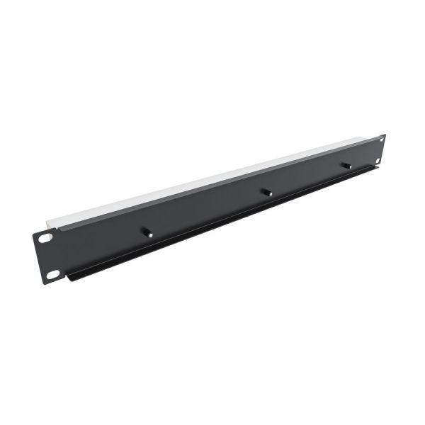 Панель осветительная NTSS, светодиодная (LED), крепление 19 1U, 220V, кабель 1.5м, немецкий стандарт, черный RAL 9005
