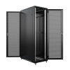 Шкаф напольный универсальный серверный NTSS R 47U 800х1000мм, 4 профиля 19, двери перфорированная и перфорированная, боковые стенки съемные, регулируе