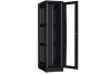Напольный шкаф NIKOMAX серии TFR-R2 19", 47U, дверь со стеклом и металлическая, металлические стенки, Ш600хВ2232хГ1000мм, в разобранном виде, черный