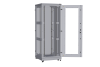 Напольный шкаф NIKOMAX серии TFA-R 19", 42U, дверь со стеклом и металлическая, металлические стенки, Ш800хВ2114хГ800мм, в разобранном виде, серый
